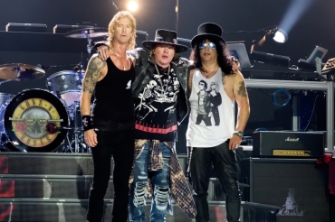 Duff McKagan, Axl Rose a Slash - jádro současných GNR.