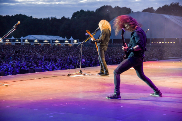 Megadeth na belgickém festivalu Graspop.