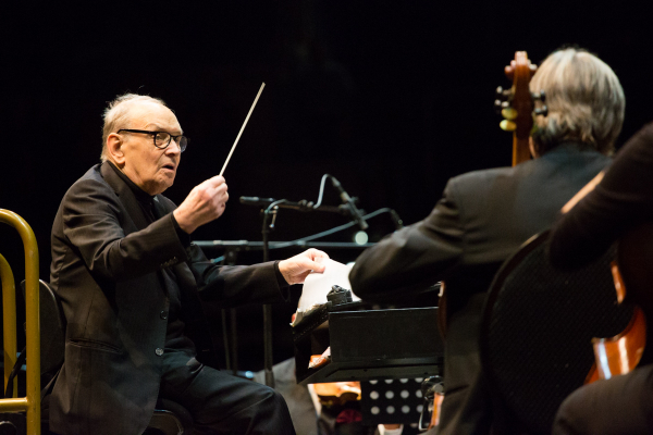 Ennio Morricone na koncertě v Praze 17. října 2017