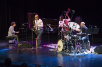 Joshua Redman Quartet vystoupili v sále pražského divadla Hybernia 11. července 2016